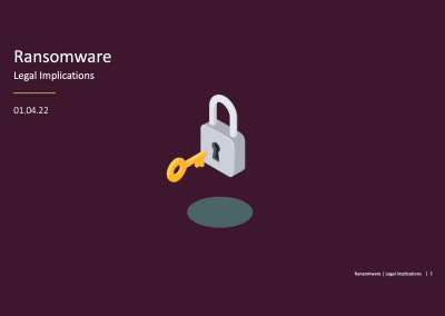 Animated Ransomware Presentation Deck